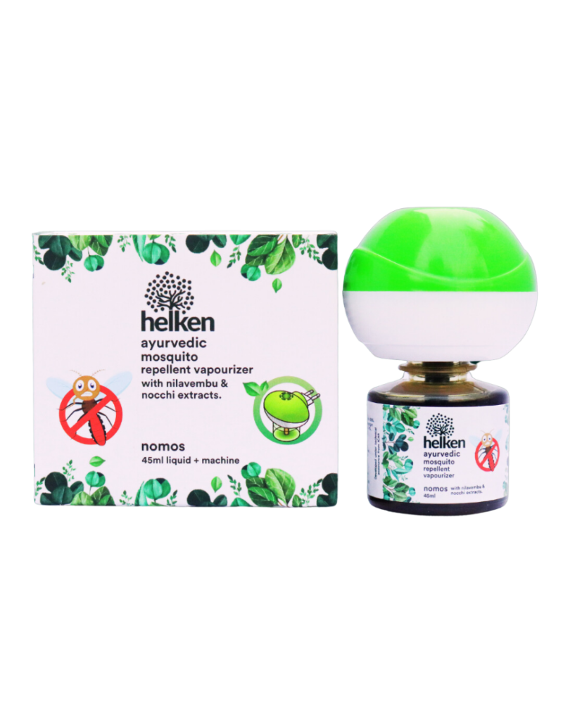 no-mos ayurvedic mosquito repellent vaporizer with nilavembu & nocchi extracts and machine
